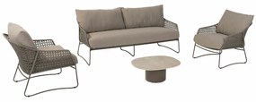 4 Seasons Moretti loungeset 5-delig - bruin