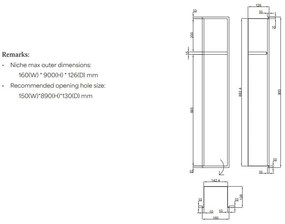 Hotbath &More inbouw toiletborstel en toiletrolhouder Tuscan brons