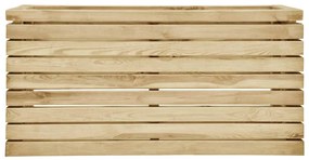 vidaXL Plantenbak verhoogd 100x50x50 cm geïmpregneerd grenenhout