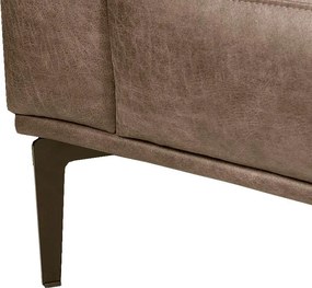 Hoekbank - Tulp - links - leer Colorado bruin 04