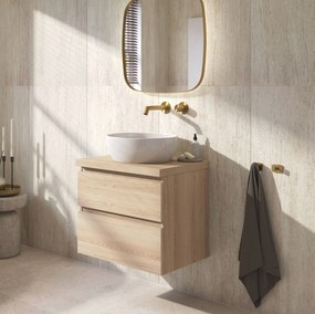 Ben Tendenza badmeubel incl. afdekblad 60x46x64cm urban oak