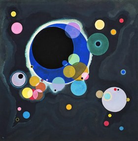Kunstreproductie Several Circles (1926), Wassily Kandinsky