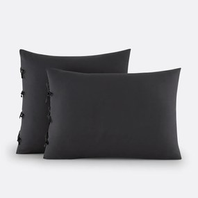 Effen kussensloop te strikken in katoen , Scenario