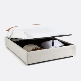 Kofferbed met ophefbare lattenbodem, Papilla