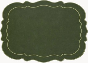 Placemat Clou met randborduurwerk