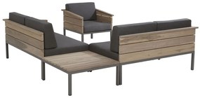 4 Seasons Outdoor | Cava Teak coffee table  Loungetafel    houtkleur weerbestendig