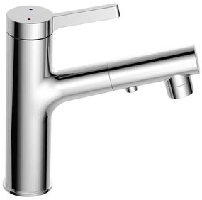 Best Design Asproli wastafelkraan met uittrekbare sproeiuitloop chroom