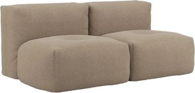 Soft Zitzak Indoor 2 Seater - Teddy Brown