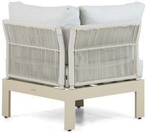 Hoek loungeset 5 personen Aluminium Taupe  Lifestyle Garden Furniture Lorenzo