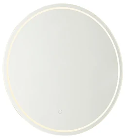 Moderne badkamerspiegel 60 cm incl. LED en touch dimmer - Sebas Modern IP44 rond Lamp