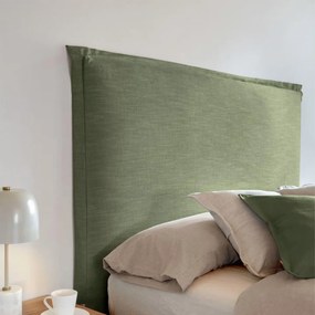 Kave Home Tanit Hoofdbord Met Afneembare Hoes 200 Cm Groen