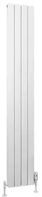 Eastbrook Hadleigh radiator 30x180cm aluminium 1003W wit mat
