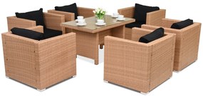 Roma Premium 6 Tuinpunt honing technorattan tuinmeubelen