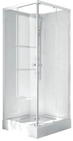 GO by Van Marcke Khone II compleet gesloten douchecabine 90x90cm vierkant 2 schuifdeuren 20048238