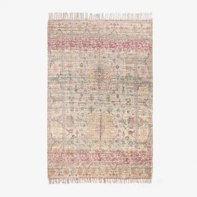 Rechthoekig Tapijt 170x260 Cm Van Jute En Stof Demir Ethnic Colors - Sklum