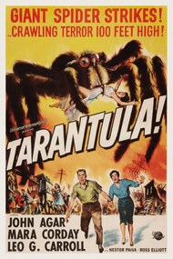 Kunstdruk Tarantula (Vintage Cinema / Retro Movie Theatre Poster / Horror & Sci-Fi), (26.7 x 40 cm)