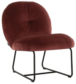 Must Living Bouton Fluwelen Design Fauteuil Brick