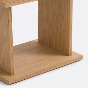 Eiken gefineerd bijzettafeltje, ABAC