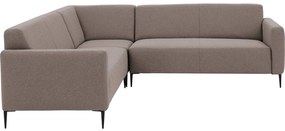 Goossens Key West grijs, stof, 2,5-zits, modern design