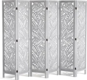 VEVOR kamerscherm, 6 panelen houten opvouwbaar privacyscherm, 170 cm hoge kamerscherm, draagbaar decoratief scherm met boho-ontwerp voor thuis, kantoor en restaurant