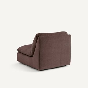 Modulaire fauteuil in linnen fluweel, GIULIANO
