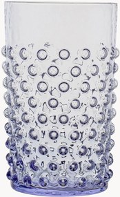 Mondgeblazen highballglazen Hobnail, 6-delig