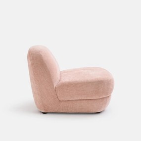 Compacte loungestoel, gestructureerde stof, OLTO
