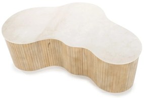 Eleonora Kira Grote Salontafel Organisch Marmer - 129 X 84cm.