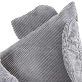 Kinder Zitzak Olifant Lounger & Kussen Set - Grijs