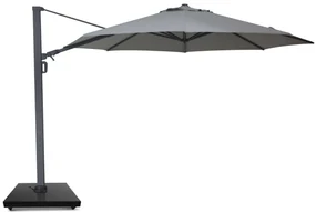 Zweefparasol  3.5m S2 Excellent (excl. voet) Grijs-antraciet Camello Luna