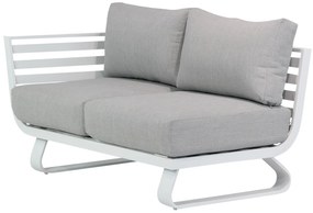 Hoek loungeset 6 personen Aluminium Wit  Santika Furniture Santika Sovita