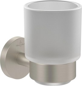 Villeroy & Boch Elements - Tender Glas/tandenborstelhouder Mat Nickel