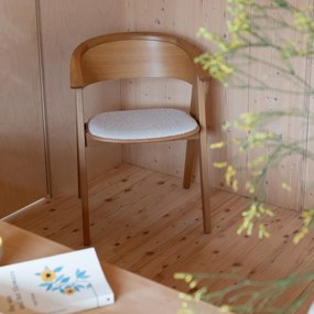 Zuiver Ndsm Design Eetkamerstoel Naturel Hout