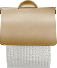 Duravit Starck T toiletrolhouder met klep 12,5x8,3x13,1cm brons geborsteld