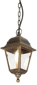 Klassieke buiten hanglamp antiek goud IP44 - Capital