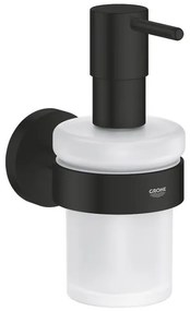 GROHE Start QuickFix Zeepdispenser - met houder - mat glas - matte black 411952430