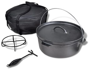 vidaXL Braadpan 11,3 L inclusief accessoires