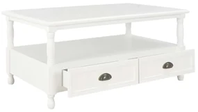 vidaXL Salontafel 100x55x45 cm hout wit