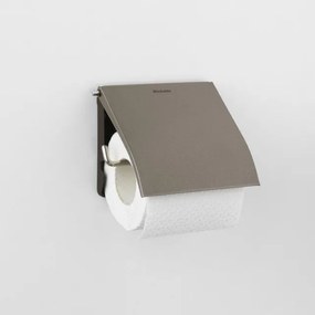 Brabantia ReNew toiletrolhouder met klep ReNew platinum 477300