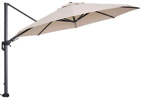 Hawaii Zweefparasol 350 cm. Rond - Ecru