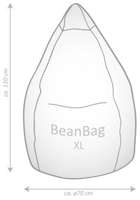 Sitting Point BeanBag Easy XL - Antraciet