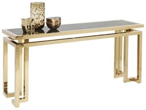 Kare Design Gold Rush Hoekige Console - 160 X 45cm.