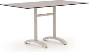 Tuin eettafel Bellagio | Rechthoekig | Tuintafel Kunststof | 140x80cm | 4 personen | Kees Smit Tuinmeubelen