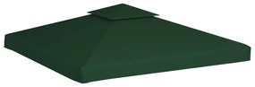 vidaXL Vervangend tentdoek prieel 310 g/m² 3x3 m groen