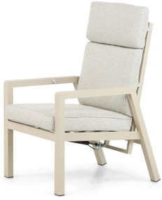 Verstelbare Tuinstoel Aluminium Taupe-naturel-bruin Lifestyle Garden Furniture Albelli