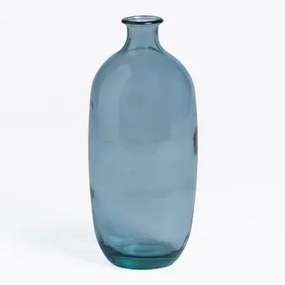 Vaas Van Gerecycled Glas Lumas Blauw – Hemel - Sklum