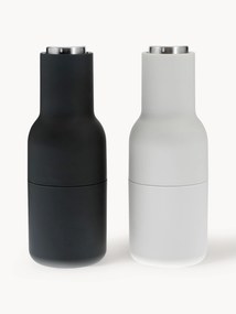 Zout & pepermolen Bottle Grinder met deksel van edelstaal, set van 2