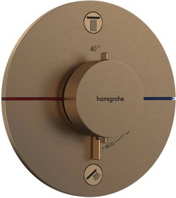 Hansgrohe ShowerSelect Comfort S Afbouwdeel Inbouwthermostaat Brushed Bronze