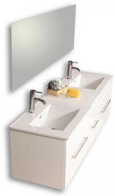 Saniclear Fortuna Badkamermeubel 150 hoogglans wit