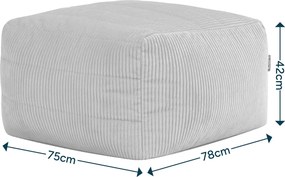 Noa Modulaire Poef Corduroy - Stone